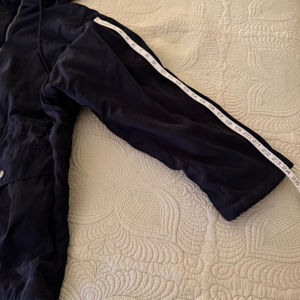 Women's Black Reverseable Hooded Jacket - Picture 5 of 6